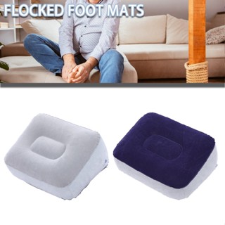 New 1pc Soft Footrest Pillow PVC Inflatable Foot Rest Folding Pillow Cushion