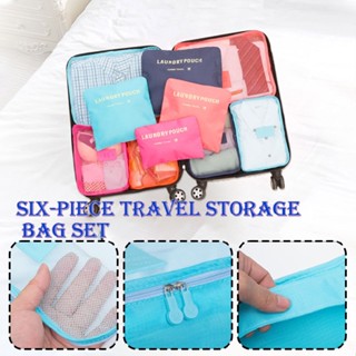 6pcs Travel Storage Bag Suitcase Luggage Packing Organizer Clothes Sorting Bag