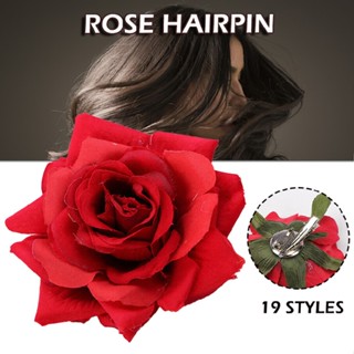 New 1pc Rose Flower Hair Clip Bridal Hairpin Brooch Wedding Accessory Bridesmaid