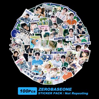 Zerobaseone ZB1 อัลบั้มรูป YOUTH IN THE SHADE 100 ชิ้นต่อชุด สําหรับตกแต่งแล็ปท็อป กระเป๋าเดินทาง โทรศัพท์มือถือ DIY