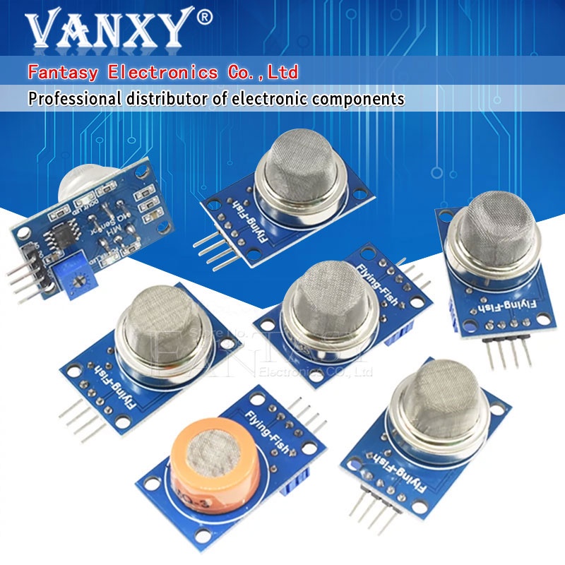 MQ-2 MQ-3 MQ-4 MQ-5 MQ-6 MQ-7 MQ-8 MQ-9 MQ-135 การตรวจจับควัน methane Gas Sensor โมดูลสําหรับ Arduin