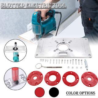 Router Table Insert Plate Scaled Pre-drilled Trimming Woodworking Bench Plate