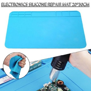 New Small Electronics Repair Mat 20*30cm Silicone Soldering Pad Work Station