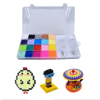 ชุดลูกปัดฟิวส์ 2.6 มม. 20 สี เพ็กบอร์ด 3 ชิ้น 11000 ชิ้น DIY