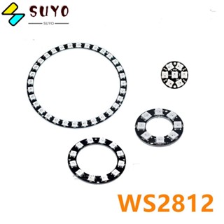 Suyo WS2812 5050 แหวนไฟไดรเวอร์ LED ทรงกลม เต็มสี