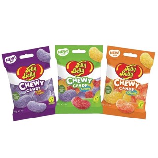 Jelly Belly Chewy Candy Sour เจลลี่เบลลี่ ลูกอมเคี้ยวหนึบ 60 กรัม (เลือกรสได้)