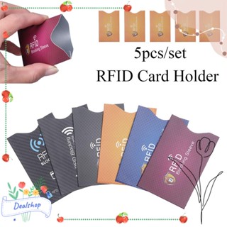 Dealshop ปลอกใส่บัตรเครดิต เพื่อความปลอดภัย 5 ชิ้น
