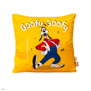 Disney home หมอนอิง รุ่น DISNEY FUNFEST GOOFY 01 สีเหลือง (40 x 40 x 15 ซม.)