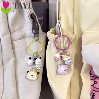 Taylor1 พวงกุญแจอะคริลิค จี้การ์ตูนแมวคิตตี้ Cinnamoroll Pachacco เครื่องประดับ สําหรับเด็กอนุบาล