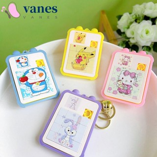 Vanes1 พวงกุญแจจิ๊กซอว์ ลาย Cinnamoroll Pikachu Doraemon Kawaii Stellalou Bell KT Cat สําหรับตกแต่งรถยนต์