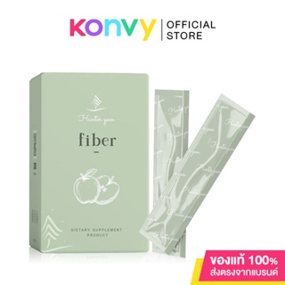 Hunter Geen Fiber [15g x 5 Sachets] ผลิตภัณฑ์เสริมอาหารไฟเบอร์แบบผงชงดื่ม.