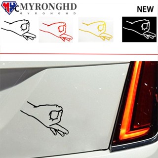 Myronghd สติกเกอร์ ลายกีตาร์ สเก็ตบอร์ด DIY สําหรับติดตกแต่งหน้าต่างรถยนต์