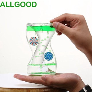Allgoods นาฬิกาทรายอะคริลิค หมุนได้ ไดนามิก กันตก ของขวัญ สําหรับนักเรียน