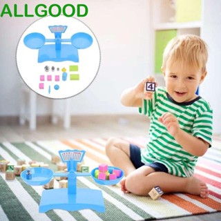 Allgoods เครื่องชั่งน้ําหนักพลาสติก พร้อมถาด ของเล่นเสริมการเรียนรู้ สําหรับเด็กก่อนเรียน