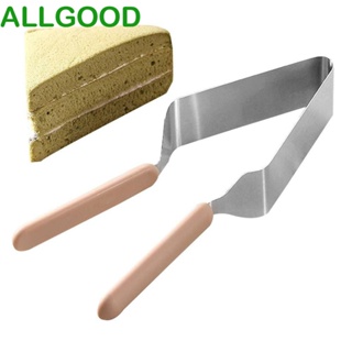 Allgoods เครื่องตัดเค้ก ทรงสามเหลี่ยม ปรับได้ พับเก็บได้ ตัดได้ ด้ามจับกันลื่น แบ่งเท่ากัน พิซซ่าสเตนเลส