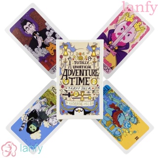 Lanfy การ์ดกระดาษ ทองแดง ลาย Adventure Time Deck Katherine Hillier Waite Cards Rider Waite Deck สําหรับงานปาร์ตี้