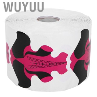 Wuyuu 500Pcs Nail Gel Forms Goldfish Shape Self Adhesive Art Extension