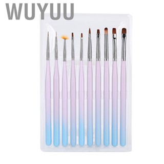 Wuyuu 10x Nail Art Brush DIY Exquisite Pattern Painting  UV Gel Pen