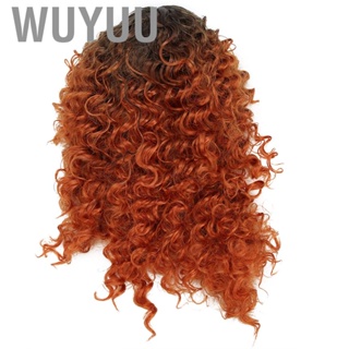 Wuyuu African-Style Curly Wavy Wigs Stylish Female Christmas For Halloween