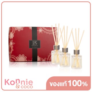 Phruksa Spa Premium Set Reed Diffuser [Moke 30ml + Garden&amp;amp;Rain 30ml + Lemongrass 30ml].