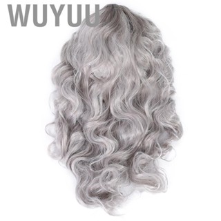 Wuyuu Natural Hair Long Wigs Wy Silver Gray Pay Cosplay Salons