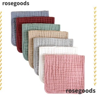 Rosegoods1 ผ้าฝ้าย 6 ชั้น ระบายอากาศ ขนาดใหญ่ หลากสี สําหรับเด็กผู้ชาย ผู้หญิง