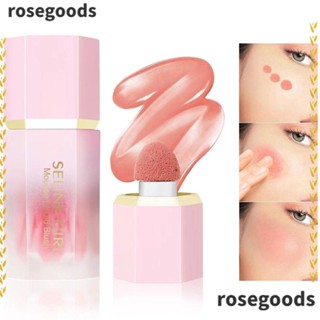 Rosegoods1 เครื่องสําอาง บลัชออน เนื้อเหลว ชิมเมอร์ ติดทนนาน สําหรับผู้หญิง