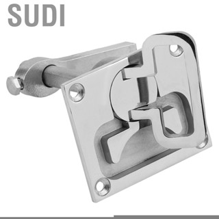 Sudi Boat Floor Lock Stainless Steel Flush Mount Hatch Latch Hardware Accessory for Marine