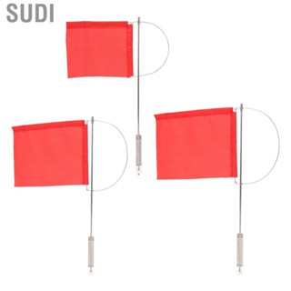 Sudi Marine Mast Flag Red Sturdy Pennant 304 Stainless Steel Wind Indicator for Sailing Dinghy Boat Yacht Fishing Accessories