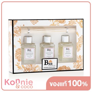 Bua By Phruksa Spa Premium Set Reed Diffuser [Lavender Lilac 30ml + Garden&amp;amp;Bouquet 30ml + Sweet Jasmine 30ml].