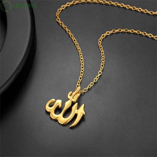 Maywi จี้สัญลักษณ์ Islam Allah เครื่องประดับ สไตล์ฮิปฮอป โกธิค วินเทจ