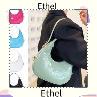 Ethel1 กระเป๋าสะพายไหล่ หนัง PU ลายหนังจระเข้ มีสไตล์ สําหรับผู้หญิง