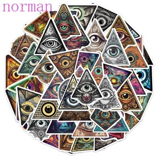 Norman สติกเกอร์กราฟฟิตี้ The Devils Eye กันน้ํา สําหรับตกแต่งโทรศัพท์มือถือ DIY 50 ชิ้น