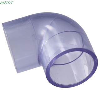 Antot ข้อต่อเชื่อมต่อท่อ PVC ใส UPVC 1 1/2 นิ้ว 90 องศา สีฟ้า