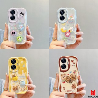 เคส Realme C55 C30S C21Y C25Y น่ารัก ตุ๊กตาสามมิติ กรณีป้องกันโทรศัพท์มือถือ