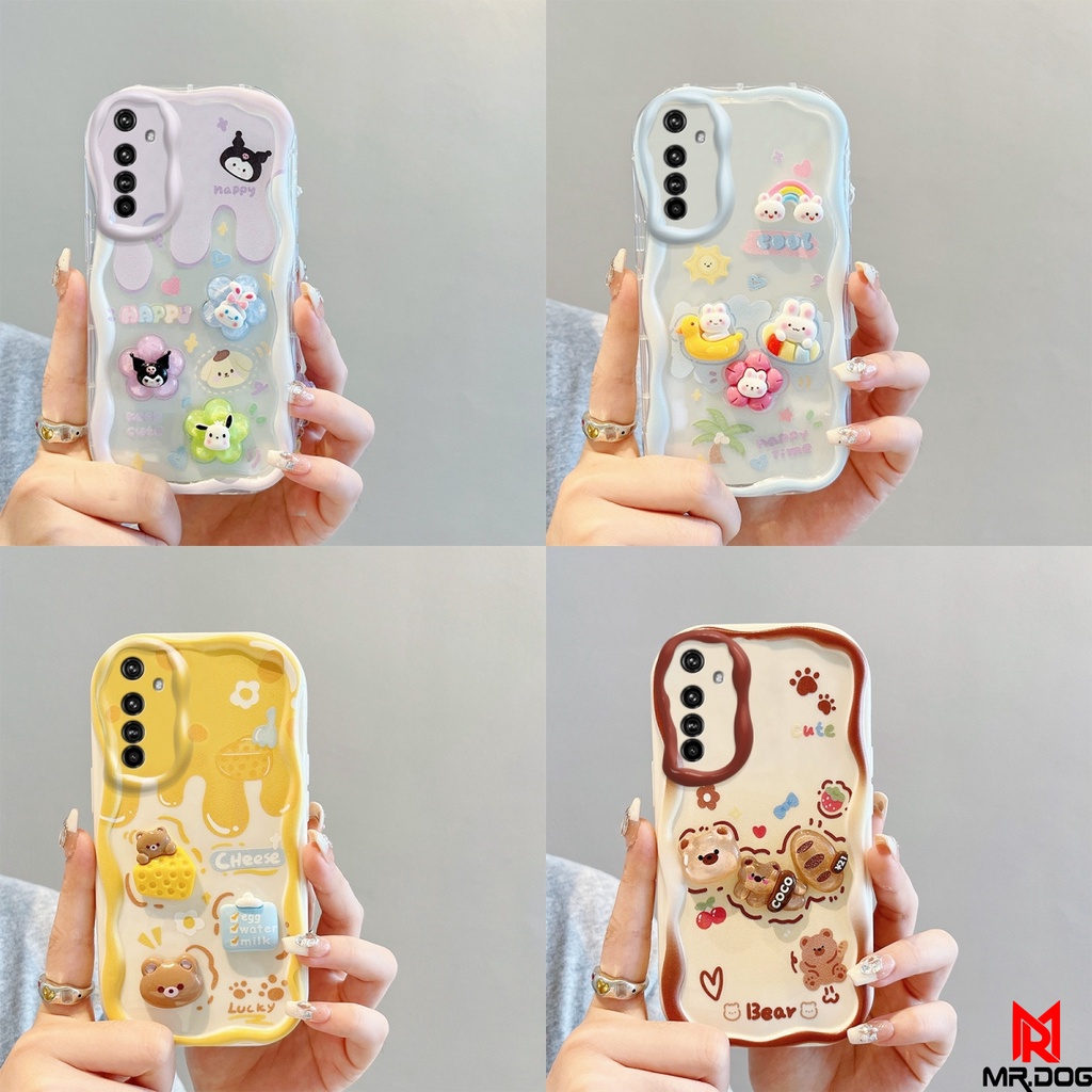 เคส Realme 6 Realme 6 PRO น่ารัก ตุ๊กตาสามมิติ กรณีป้องกันโทรศัพท์มือถือ