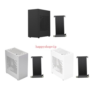 เคสอลูมิเนียม HTPC HSV Mini ITX Chassis รองรับการ์ดจอ RTX2070 สําหรับคอมพิวเตอร์ตั้งโต๊ะ