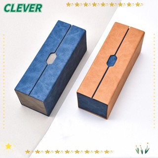 Clever ที่ใส่แว่นตา แบบสองชั้น สําหรับผู้หญิง 2 คู่