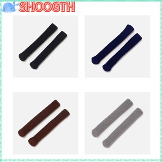 Shoogth ชุดขาแว่นตา ผ้าวูล กันลื่น ทนทาน สีเทา สีดํา สีน้ําตาลเข้ม สําหรับทํางาน 4 คู่