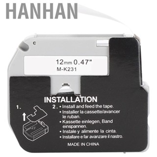 Hanhan Durable Label Tape Ribbon Stable Performance Labeler Good Strength For