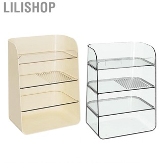 Lilishop Cosmetic Shelf Organizer  Prevent Slip Multi Layer Space Saving for Bathroom