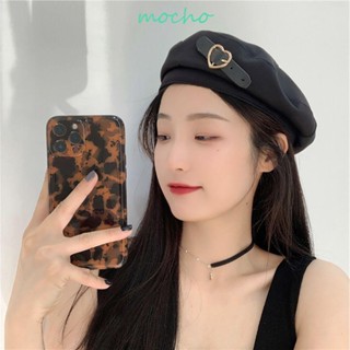 Mocho หมวกเบเร่ต์ หรูหรา สไตล์เกาหลี ฤดูใบไม้ร่วง ฤดูหนาว สําหรับผู้หญิง