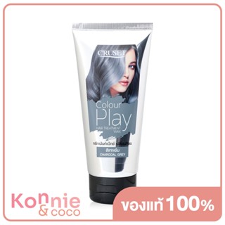 CRUSET Colour Play Hair Treatment Wax 150ml #Charcoal Grey.