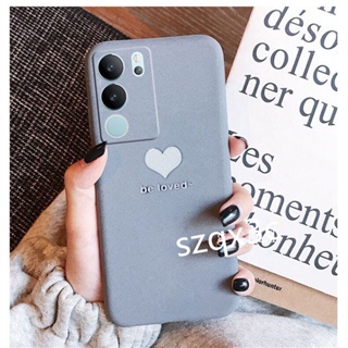 เคสโทรศัพท์มือถือ TPU นิ่ม เนื้อแมตต์ สีพื้น สําหรับ VIVO V29 Y78 Y27 Y36 Y02 Y02A Y02T V27 V27e V25e V25 Pro 5G Y27