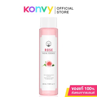 Naturista Rose Facial Essence 220ml น้ำตบเอสเซนส์โลชั่นกุหลาบ คืนความสดใสให้ผิวดูเปล่งปลั่ง กระจ่างใส ผิวเรียบเนียน.