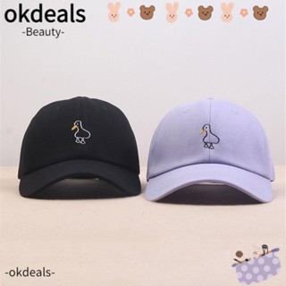 Okdeals หมวกเบสบอล หมวกลิ้นเป็ด กลางแจ้ง ฤดูร้อน สําหรับผู้หญิง ผู้ชาย