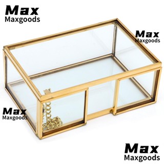 Maxg กล่องใส่นามบัตร ทองเหลือง สไตล์สร้างสรรค์