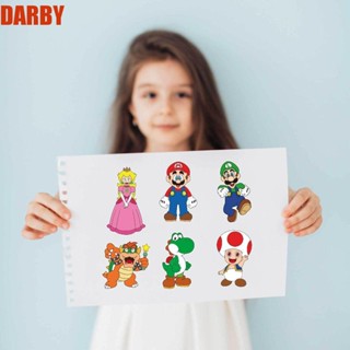 Darby สติกเกอร์ ลายการ์ตูน Super Marios กันน้ํา สําหรับตกแต่งเครื่องเขียน Diy