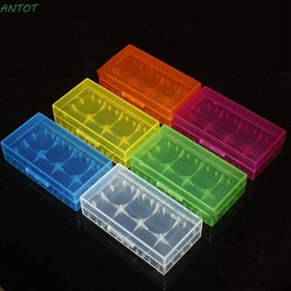 Antot กล่องแบตเตอรี่ 18650 แบตเตอรี่ AA AA 4 ก้อน แบบพกพา คุณภาพสูง 18350