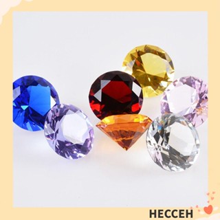 Hecceh เพชรคริสตัล 30 มม. หลากสี ของขวัญโรแมนติก สําหรับตกแต่งปาร์ตี้